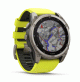 fēnix 8 – 51 mm, Solar, Sapphire Sapphire, Titanium with Amp yellow/graphite silicone band - 010-02907-21 - Garmin